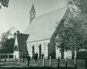 St. Michael's Church vers 1862-1865. Source: Archives de la Société d'histoire de Sillery
